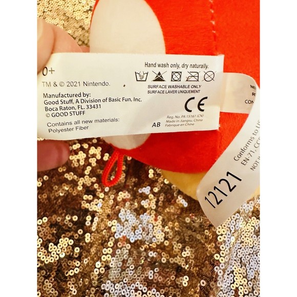 Nintendo Super Mario Plush Red Power Up Mushroom 5" Stuffed Animal  P1 - Picture 4 of 4